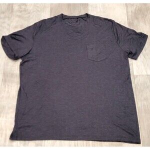 DUCK CAMP Men's Bamboo Blend Dark Gray Shirt Size XL Short Sleeve Outdoor